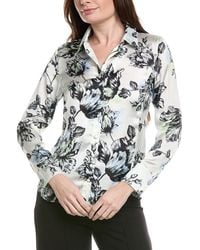 Philosophy - Slim Button Blouse - Lyst