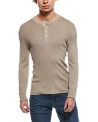 Jonathan Simkhai - Hezekiah Silk & Cashmere-Blend Henley Shirt - Lyst