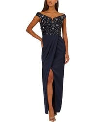Aidan Mattox - Embellished Maxi Dress - Lyst