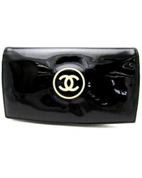 CHANEL - Patent Leather Wallet (Authentic Pre-Loved) - Lyst