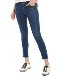 J Brand 835 Zip Austin Skinny Crop - Blue
