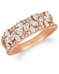Le Vian - ® Creme Brulee® 14k Strawberry Gold® 0.84 Ct. Tw. Diamond Ring - Lyst