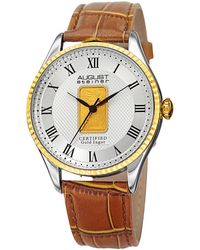 August Steiner - Leather Watch - Lyst