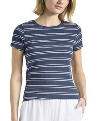 Splendid - Cap Sleeve Knit T-Shirt - Lyst