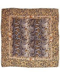 Blue Pacific - Safari Silk Square Neckerchief - Lyst