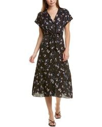 vanessa layered midi dress