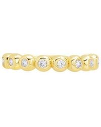 Sterling Forever - 14K Cz Trisha Bezel Ring - Lyst