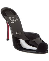Christian Louboutin - Me Dolly 100 Patent Sandal - Lyst