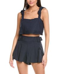 Ramy Brook - Cora Linen-Blend Tank - Lyst