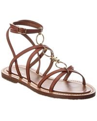 Celine - Strappy Jewel Lea Sandal - Lyst