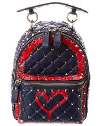 valentino heart backpack