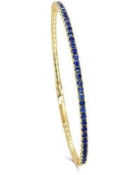 Sabrina Designs - 14k 1.74 Ct. Tw. Sapphire Flexible Bangle Bracelet - Lyst