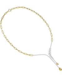 Lab Grown Diamonds - 14K 3.77 Ct. Tw. Lab-Grown Diamond Drop Necklace - Lyst