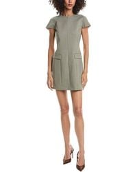 Theory - Tailor Zip Wool-Blend Mini Dress - Lyst