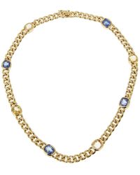 BVLGARI - 18K Gemstone Choker Necklace (Authentic Pre-Owned) - Lyst