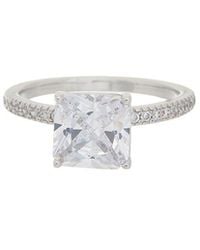Juvell - 18K Plated Topaz Cz Ring - Lyst