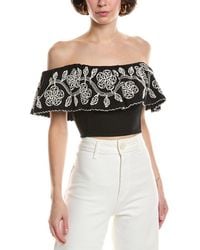 Sea - Beck Linen-Blend Top - Lyst