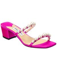 Jimmy Choo - Amara 45 Satin Sandal - Lyst