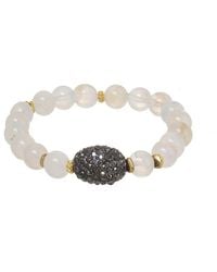 Rachel Reinhardt Jewelry - Baby's Breath Moonstone Crystal Fireball Bracelet - Lyst