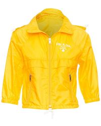 Prada - 2021 Re-Nylon Cropped Windbreaker, Size It (Authentic Pre-Loved) - Lyst