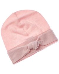 Brodie Cashmere - Bow Tie Cashmere Hat - Lyst