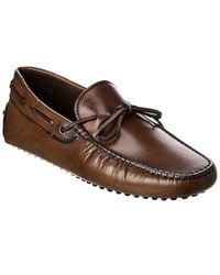 Tod's - Tod' Gommini Leather Driver - Lyst