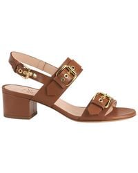 Agl Attilio Giusti Leombruni - Lala Straps Leather Sandal - Lyst