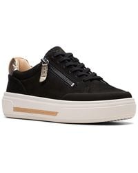 Clarks - Hollyhock Zip Nubuck Sneaker - Lyst