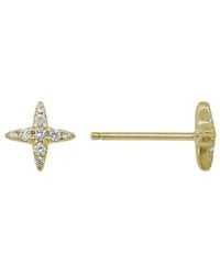 Diamond Select Cuts - 14K Diamond Star Studs 0.12 Ct - Lyst