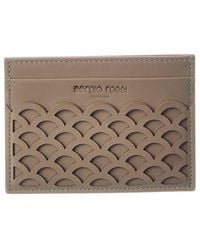 Sergio Rossi - Logo Leather Card Case - Lyst