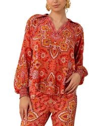 Hale Bob - Braelynn Silk Top - Lyst