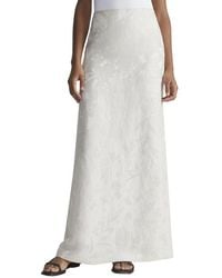 Lafayette 148 New York - Linen-Blend Maxi Skirt - Lyst