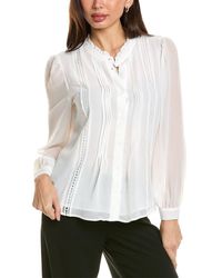 Adrianna Papell - Chiffon Blouse - Lyst