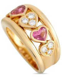 Van Cleef & Arpels - 18K 1.05 Ct. Tw. Diamond & Sapphire Ring (Authentic Pre- Owned) - Lyst