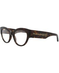 McQueen - 53Mm Optical Frames - Lyst