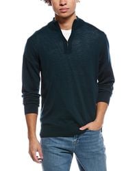 Eton - Fine Knit Wool 1/2-Zip Pullover - Lyst
