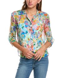 Johnny Was - Petite Hunni Silk Blouse - Lyst