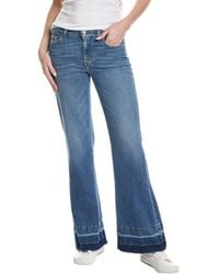 7 For All Mankind - Dojo Tailorless Agadir Flare Jean - Lyst