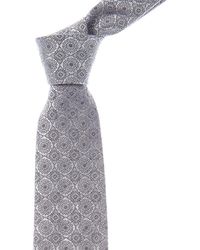 Etro - Floral Linen & Silk-Blend Tie - Lyst