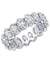 Forever Creations Signature - Forever Creations 14k 4.00 Ct. Tw. Lab Grown Diamond Eternity Ring - Lyst