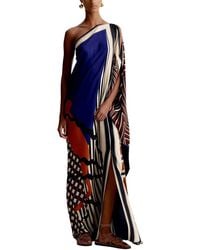 LOEY - One-Shoulder Maxi Dress - Lyst