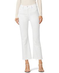 Hudson Jeans - Faye Ultra High-rise Bootcut Crop White Jean - Lyst
