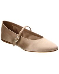 Saint Laurent - Gio Silk Ballet Flat - Lyst