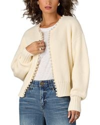 Wit & Wisdom - Petite Pearl Trim Cardigan - Lyst