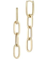 Ember Fine Jewelry - 14k Link Drop Earrings - Lyst