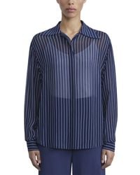 Lafayette 148 New York - Pointed Collar Blouse - Lyst