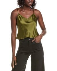 REVERIEE - Satin Silk Blouse - Lyst