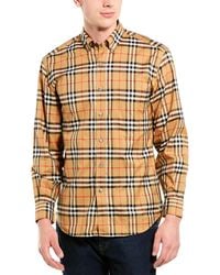 Mirrliy Mens Button Skinny Plaid Long Sleeve Oversized Lapel T-Shirts Shirt
