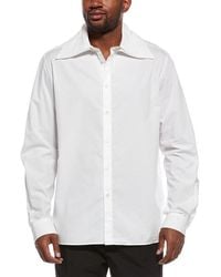 Valentino - Solid Button Shirt - Lyst