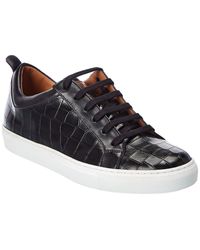 Mezlan Leather Sneaker - Black